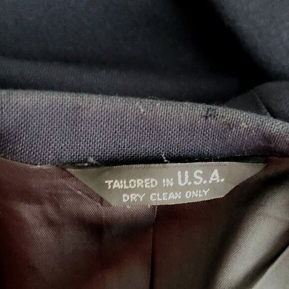 Cartier Jack Lang Tailored Blazer Jacket Mens Size 41R Navy Blue Classic - Picture 4 of 10